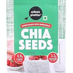 Urban Platter Black Chia Seeds, 200g (Rich in Omega-3, Fibre & Protein | Superfood)-image-51