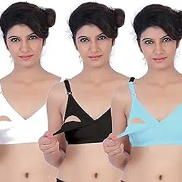fabme Women's Nursing Bra (Pack of 3)-picture-13