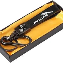 Techpro Long Leather Metal & Leather Black Finish Key Chain, Key Ring with Hook for for Gift Men & Women-picture-23