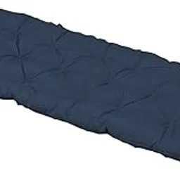 MERISHOPP™ Bench Swing Chair Cushion Seat Pad Garden Furniture Indoor Outdoor Decorate Navy 120X50Cm-picture-32