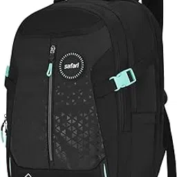 safari Expand 43L Expandable Laptop Bag with Armor Base, Raincover, 3 Compartments, Compression Straps, Large Size Travel Bag, Ideal For 3-4 Days Staycations, Hiking, Office Bag image 1