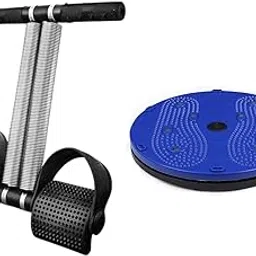 Craze Kick Tummy Trimmer with Twister and Toning Tube and hand Grip and ab exerciser and push up stand combo Pack for man and women-image-75