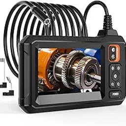 UNNGEIGEI Endoscope Camera with 8 LED Light, Digital Industrial Borescope with 4.3” IPS Screen, 16.5FT Semi-Rigid Cable, IP67 Waterproof, 1080P HD Snake Camera for Sewer, Wall, Drain, Pipe, Automotive-picture-52