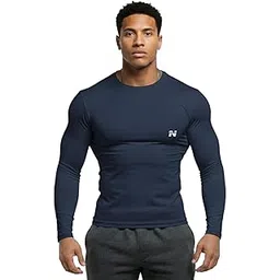 ninq Full Sleeve Compression T-Shirt - Athletic Base Layer Tights for Fitness-picture-44