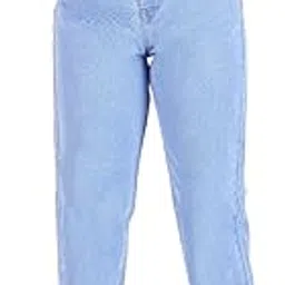 zayla Women's Denim Mom Fit Jeans I Stretchable Ankle Length Pant with Curved Pocket I Clean Solid High Waist Loose Fit Pants I Stylish & Trendy Look I for Office Party Home Girls-picture-22