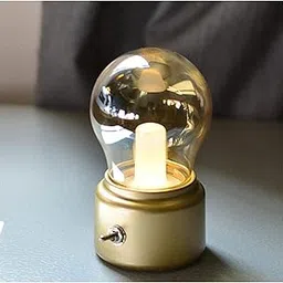 Shop Comfort Retro USB Rechargeable Bulb LED Warm White 2W Light Vintage Style Night Light Art Decoration Desk Light Bulb Portable Night Lamp-picture-14