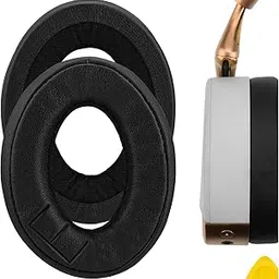 Geekria QuickFit Replacement Ear Pads Compatible with Parrot Zik 1.0 Wireless Headphones, Repair Parts (Black) image 1