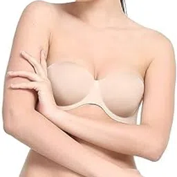 randal creation Thick Padded Reusable Strapless Multiway Underwire Everyday Bra for WomenWomen’s Backless Push-Up Transparent Back Strapless Bra with Multi Bra Strap Pack of 1-picture-25