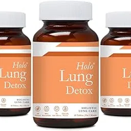 ZEROHARM Holo Lung Detox Tablets - Ayurvedic Lung Cleanse for Pollution, Smoking & Respiratory Health - With Vasaka, Echinacea, Ginger, Basil, Mulethi - Nano Technology for Men & Women - 180 Tablets-picture-33