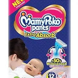 MamyPoko Pants Extra Absorb Diaper for New Born, suitable for up to 5 Kg of New Born Babies, NB - 1 Size , Pack of 87 (NB 1 - 87)-picture-25