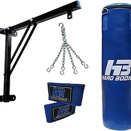 HB Hard Bodies Boxing Punching Bag Combo with Wall Mount Stand-picture-12