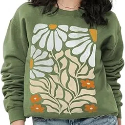 Women's Sun & Moon Print Sweatshirt|Womens Winters WEAR|-image-69