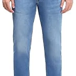 allen solly Men's Mid Rise Slim Jeans image 1