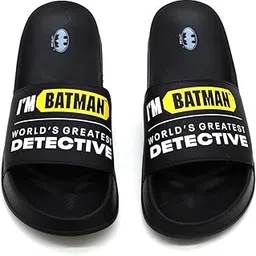 svaar Authentic Batman Detective Men's Ultra Soft Sliders/Slippers for Men with Soft Cushion | Everyday Flip Flops for Gents/Boys-picture-26