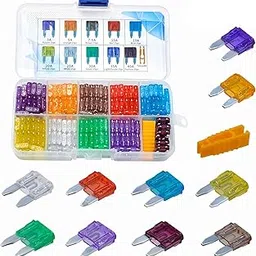AHL 145pcs Mini Blade Fuse Assortment Auto Car Motorcycle Truck Fuses Kit 3A 5A 7.5A 10A 15A 20A 25A 30A 35A 40A Boat Camper RV ATV UTV Automotive Replacement Fuses-picture-35