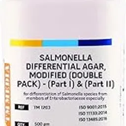 TM MEDIA - SALMONELLA DIFFERENTIAL AGAR, MODIFIED (DOUBLE PACK) - (Part I) & (Part II) (500 gm)-picture-15