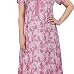 bellamora Nighty| Nighty for Women Stylish| Alpine Nighty for Women| Night Gown for Women Stylish| Sleek A-Line Silhouette| Breathable Alpine Fabric|-picture-48