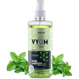 Vyom India Herbal Hygiene Mint Liquid Hand Sanitizer Spray | 70% Alcohol Based, Kills Germs, Long Lasting | 500 ML (Pack of 1)-picture-22