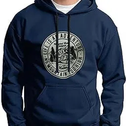 hit square Fleece Life is a Adventure Design Full Sleeves Hooded Sweatshirt for Men-picture-51