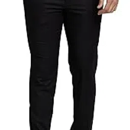 park avenue Men's Regular Mid Rise Checks Pattern Neo Fit Poly Viscose Blend Flat Front Formal Trouser-picture-14