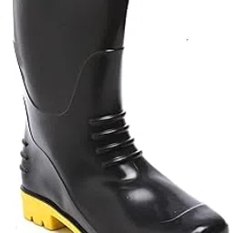 Agarson Full PVC Dual Density High Ankle Bahubali Gum Boots (Yellow, 12" Height, 8)-picture-24