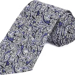 Men's Designer Monarch Paisley Micro Woven Jacquard Neck tie Set Packaging Box | Navy & Rust Necktie Set | Men Formal Tie | Necktie Formal | Casual Necktie For Men | Gift Set for Men-image-8