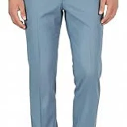 Saska Denim Co. Men's Classic Slim Ankle fir Formal Pants, Casual, Office and Business Wear-picture-37