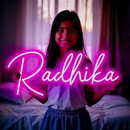 Eurotex LED Light with Customized Name – Personalized LED Glow Sign for Bedroom & Business-picture-26