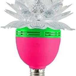 Diamond Craft 360 Degree Rotating Disco LED Bulb Light Lamp for Home Pooja Temple Party Home Diwali Decoration (Multi Colours) Night Light for Kids Bedroom (small pack-pack of 1 led bulb)-picture-21