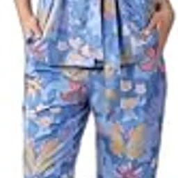 jisora Women's Pure Cotton Blue Co-ord Set-picture-39