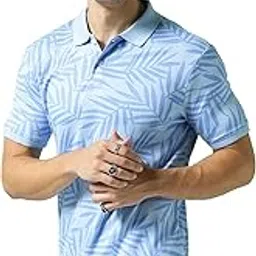 markle moro Men's Cotton Printed Polo Collar Regular Fit Casual T-Shirt (RRMTS9BL14)-picture-10