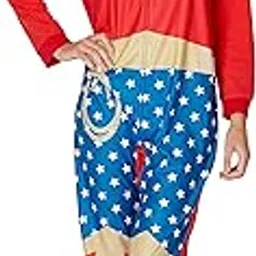 intimo DC Comics Wonder Woman Ready One Piece Costume Pajama Union Suit-picture-12