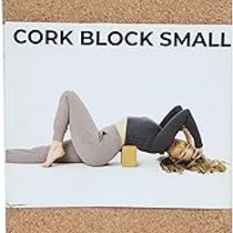 Guhyam World Cork Yoga Blocks - Premium Sturdy Bricks For Balance/Small|Non-Slip & Supra Grip Natural Cork Yoga Brick, Handstand Block,Calf Stretch Wedge, Exercise Accessories For Women & Men-image-91