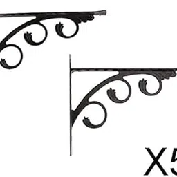 5xEuropean Style L Shaped Wall Mounted Shelf Bracket Metal Hanging Holder 25x20cm|Home & Garden|Furniture|Bookcases-picture-28