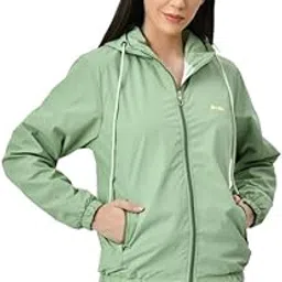 shopmore Women’s Lightweight Windcheater Jacket with Hoodie | Full Sleeve Zip-Up Windbreaker | Stylish Outdoor Activewear for Travel, Running & Daily Use-picture-40