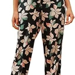 clovia Women's Rayon Floral Print Pyjama With Pockets-picture-28