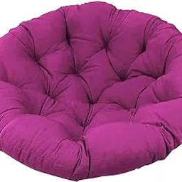 MYADDICTION Hammock Chair Cushion 60cmx60cm Egg Swing Chair Cushion for Home Porch Patio Violet-image-77