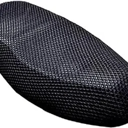 Anti-Slip 3D Spacer Mesh Fabric Breathable Seat Cover (Black) Compatible with Activa 3G 4G 5G Jupiter & All Universal Bikese & Scooty (4XL)-image-48