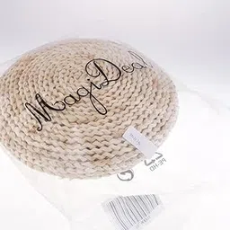 ARTISOUL® Hot Natural Straw Round Pouf Tatami Cushion Meditation Yoga Mat Zafu Cushion | Handcrafted & Finished Pieces | Needle Arts & Crafts | Woven, Rag & Braided Rugs-picture-14