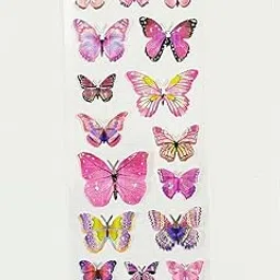 Seyenvy 3D Butterfly Decorative Charms for Glasses and Sunglasses (Set of 2) | Eyewear Personalization | Reusable Multi-Color Design, Laptop and DIY Craft Accessories, Model 2-image-93