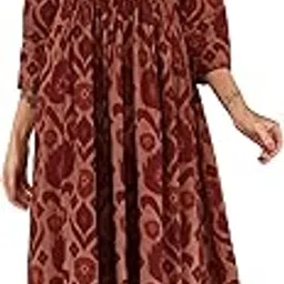shyam kurti collection Elegant Cotton Printed Anarkali Kurta with Straight Pants and Hidden Nursing Zipper Comfortable Ethnic Wear for Women-picture-25