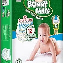 Bummy PANTS Super Dry Leakage Proof Technology Baby Diaper –Large (L) Size, 42 Count, Super Absorbent 5D Cross Corewith Anti Rash dual Layer Up to 12 Hrs Protection, Pack of 1, 8-14kg-picture-68