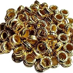 HARRY ENTERPRISES Foot Ring | Pigeon Leg Steel Sound Foot Ring | Bird Shoulder Gaurd | Golden Metal Star Design Ring | 50 Pcs-image-2