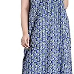 Vinayak Women's 100% Pure Cotton Printed Night Gown-picture-39