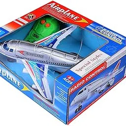 NIYAMAT® Airplane Toy Radio Control Running Plane/Moving Aeroplane with Light for Kids (Multicolor)-picture-26