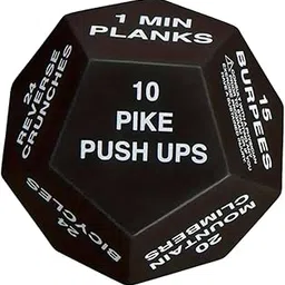 TRENDYNEST Fitness Challenge Dice Group Class Exercise Dice for Beginners Gym Men Women White | Other Fitness Equipment & Gear | Fitness Equipment & Gear-picture-25