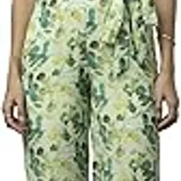 beatnik Women's Green Summer Sweetheart Neckline Floral Stylish Western Jumpsuits Set for Women | Jumpsuits Set for Women-picture-26