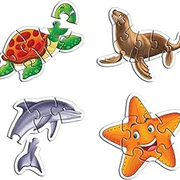 Creative's Creative Educational Aids P. - Early Puzzles Step 2 Sea Animals, Children, Multicolor-picture-63