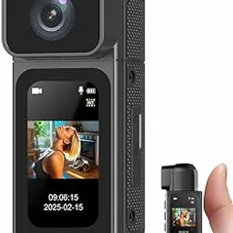 S80 Thumb Camera 2.7K Ultra HD Mini Action Camera | 180° Rotatable Lens | 1.47” IPS Screen | WiFi Connectivity | Loop Recording | Compact Pocket Camera for Travel, Vlogging & Dash Cam Use (Black)-picture-33