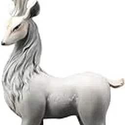 Creative Reindeer Ornament Figurine Craft Elk Sculpture Bedroom Desk Grey Standing |Home & Garden|Home Décor|Figurines-image-1